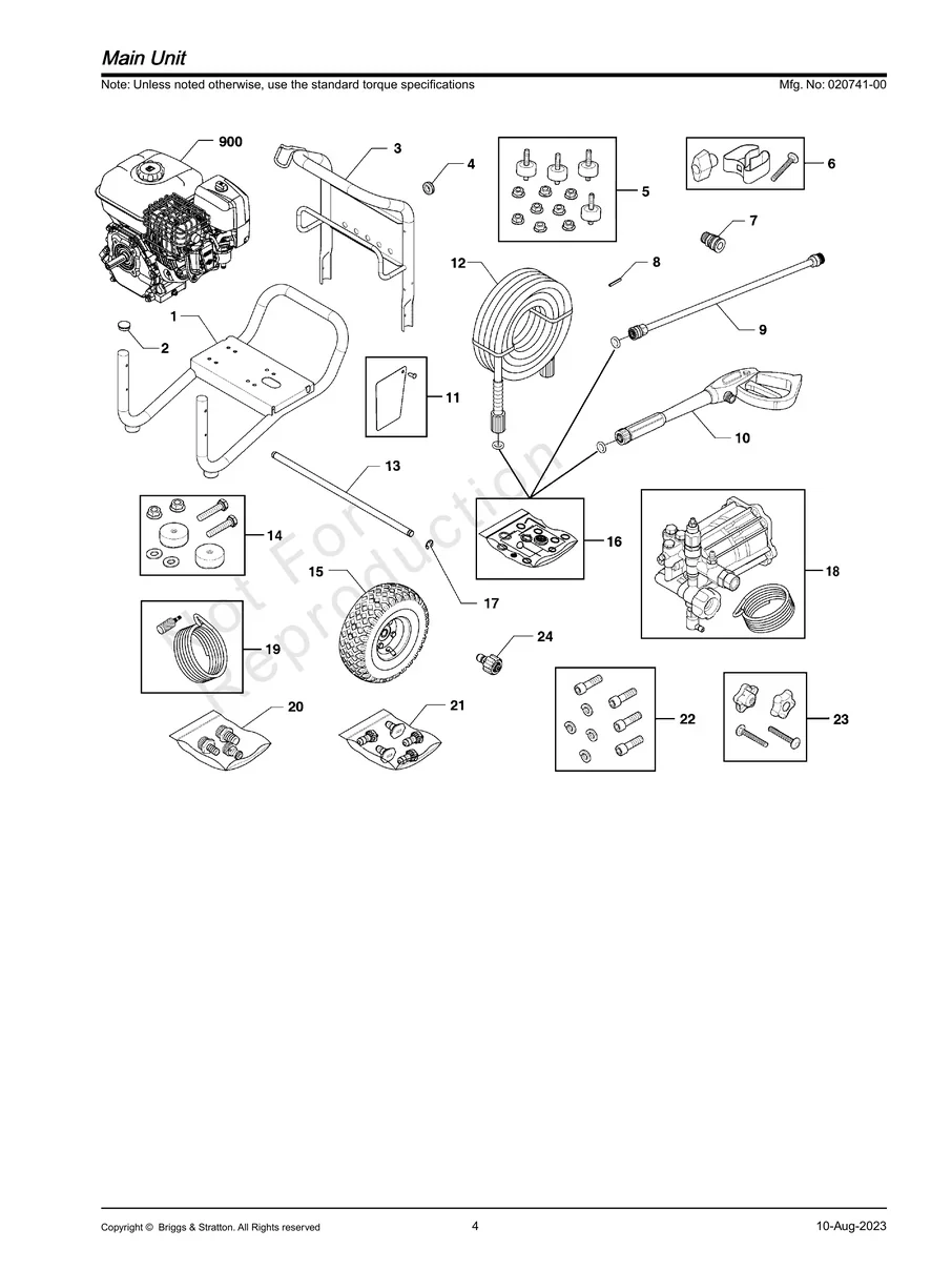 BRIGGS AND STRATTON, 020741-00, IPL.4